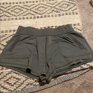 Athletic Works Gray High Waist Shorts